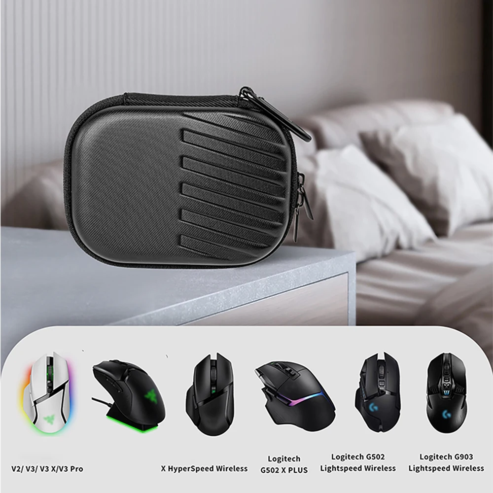 Hard EVA Case for Logitech MX Master 3S Mouse Storage Bags for Razer Viper V2 V3 Pro /Cobra Pro Mice Travel Carrying Bag - Image 6