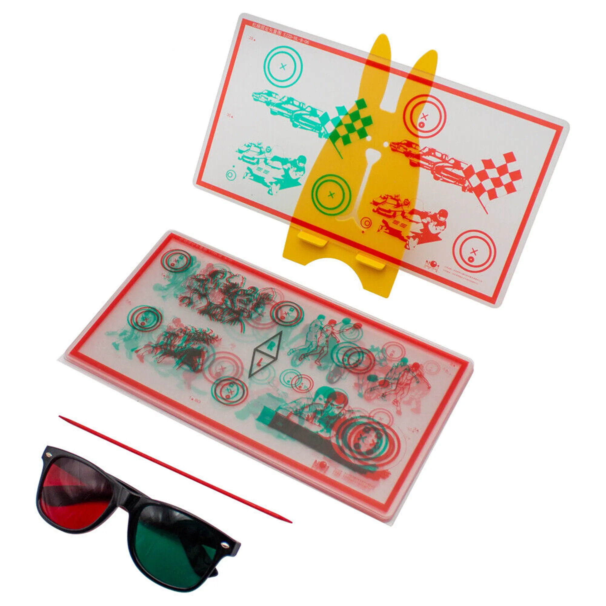 Vision Therapy Convergence Insufficiency Eye Training Device Fixed Tranaglyph