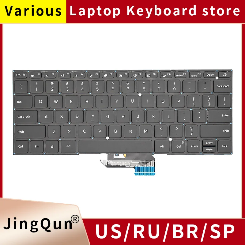 Imagem -04 - Teclado para Notebook Eua ru com Retroiluminação Xiaomi mi Pro13 14 Pro15 Redmibook Xma2006 Xma1903 Xma2001 Xma2011 Xma2008 Xma2005 Original