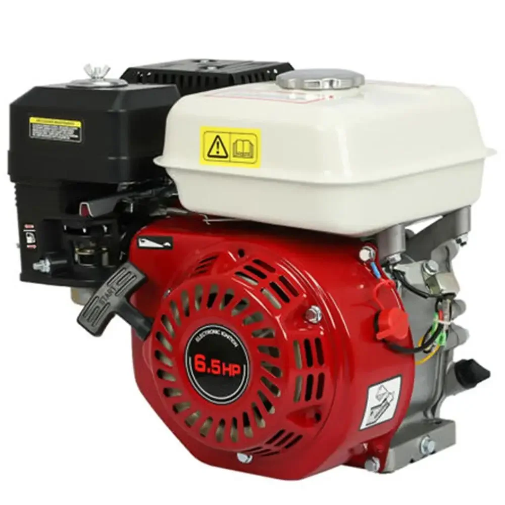 160CC Gas Engine Motor 6.5HP 4-Stroke OHV Air Cooling Petrol Engine Stable Performance Easy Start Long Life Wide Application