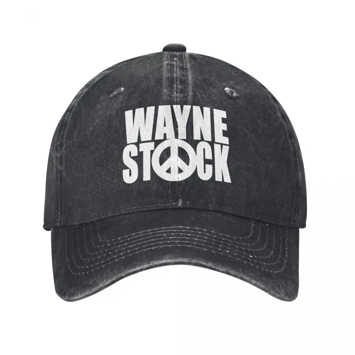 Wayne's World Stock Comedy Movie Men Women Baseball Caps Distressed Washed Hat Casual Outdoor Running Golf Adjustable Headwear