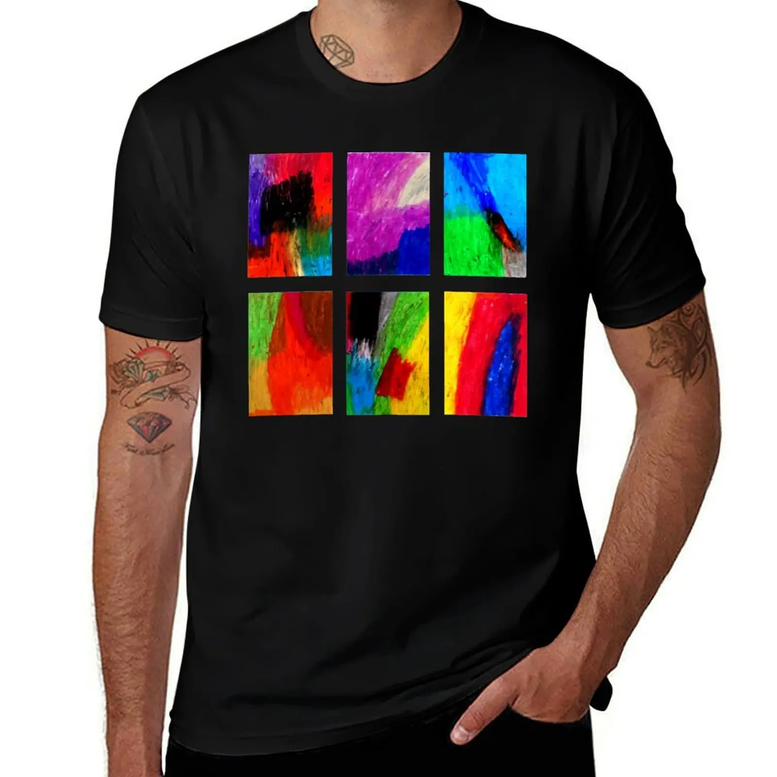 Untitled#6 by JJ T-Shirt Work Casual Loose Fit T-Shirt