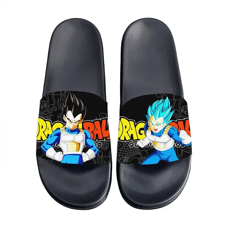 Dragon Ball Goku Vegeta Sayajins Casa Chinelos Sandálias Resistente ao Desgaste Mudo MaleSlippper Sapatos Casuais para Homens e Mulheres