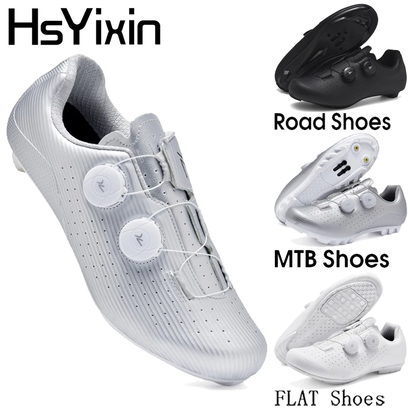 

Unisex Cycling Shoes MTB Road Bike Racing Race Self-Locking SPD Non-Slip Flats - Suitable for MTB Or Road Bike Sneakers