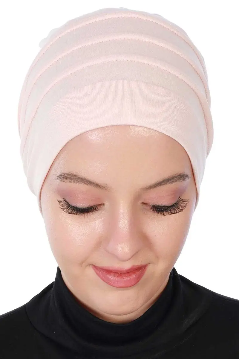 Baskenmütze Modell hijab Knochen pulver