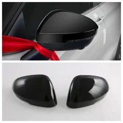 For Mitsubishi Outlander 4 PHEV 2022 2023 2024 Side Door Rearview Mirrors Cover Rain Shield Eyebrow Frame Trims Car Accessories