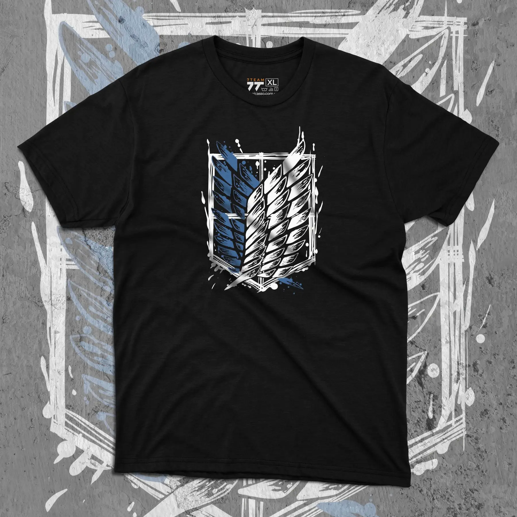 T-Shirt Attack on Titan - Wings of Liberty Blue