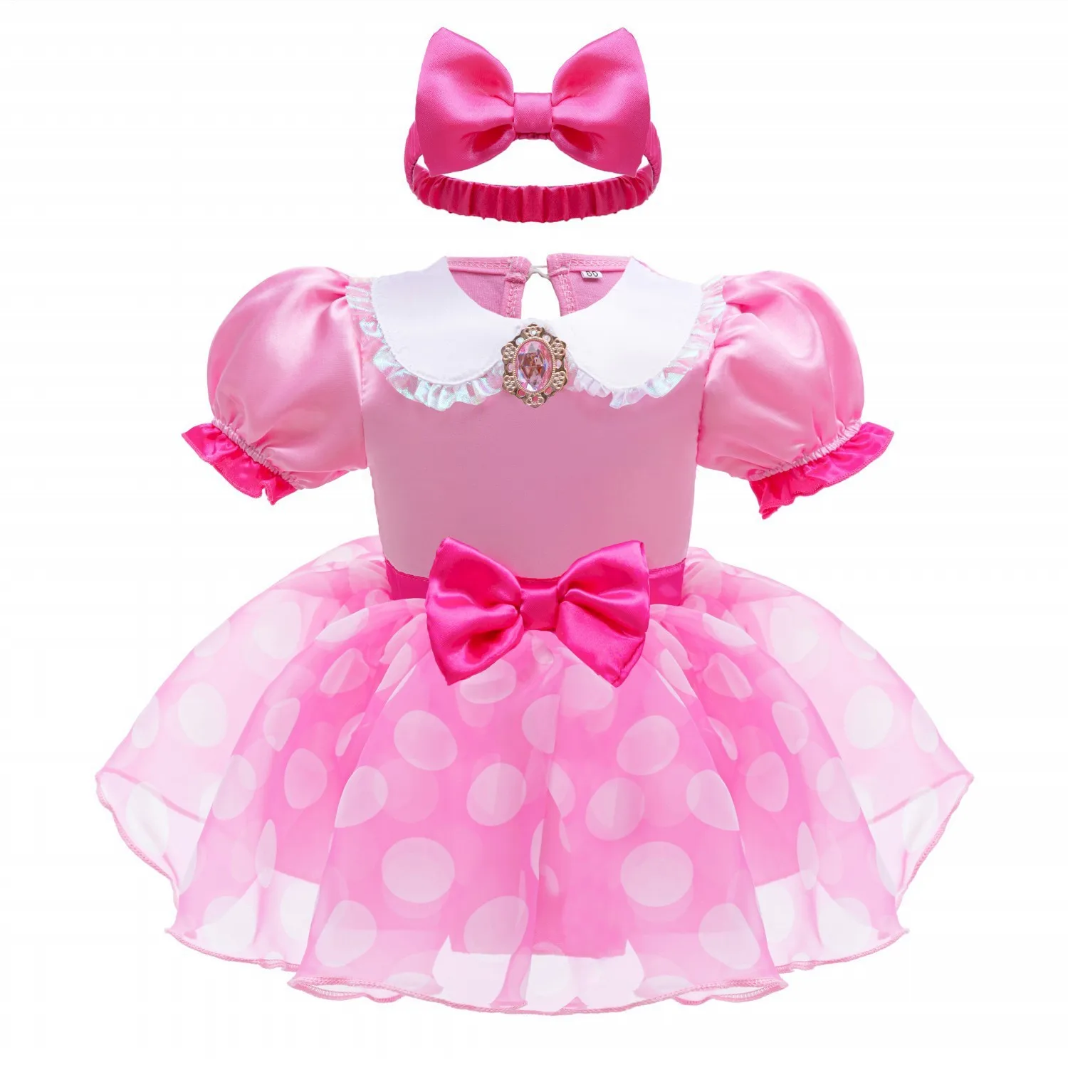 الجنية طفل رضيع فتاة صوفيا قزم فستان الأميرة رومبير الرضع فستاين سهرة/فساتين الحفلات عيد الميلاد 1 2 سنة الوليد حفلة عيد ميلاد بذلة #5