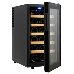 Frigorifero Wine Cabinet Cooler Black Small Home Houses soggiorno Corner Clear Glass Wine Rack Single Armoire Bar Furniture