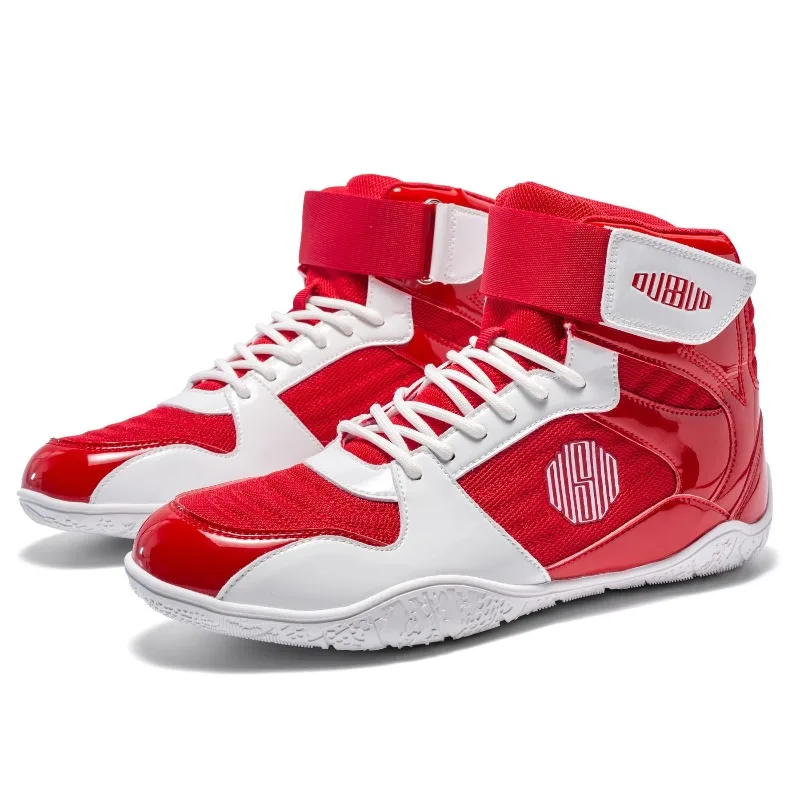 

High Quality Gym Training Shoes Men Anti-Slippery Boxing Sport Shoe for Man Comfortable Hard-Wearing Mens Wrestling Sneakers