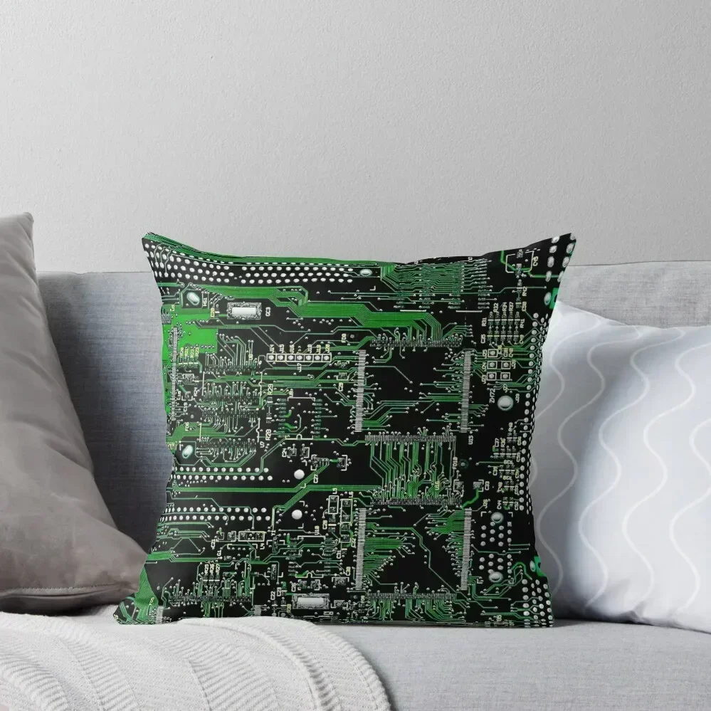 

Circuit Board Green Throw Pillow Christmas Pillow Covers Pillowcase Cushion Bed pillowcases covers for pillows pillow