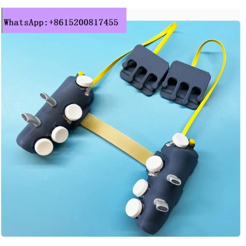 

Connect the point and shoot the gamepad button with six fingers, eight fingers and ten fingers