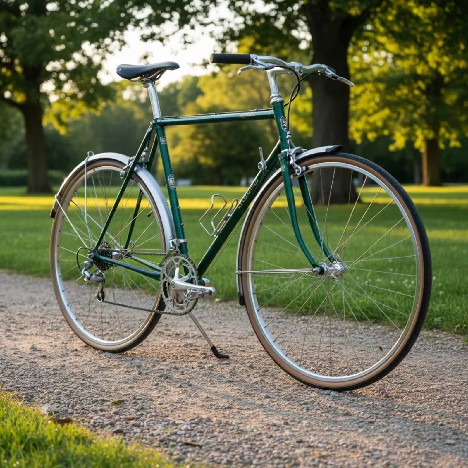 Full-Coverage Bike Fenders Retro Front and Rear Fenders Front and Rear Mudguards Sleek Bike Wings Easy to Install