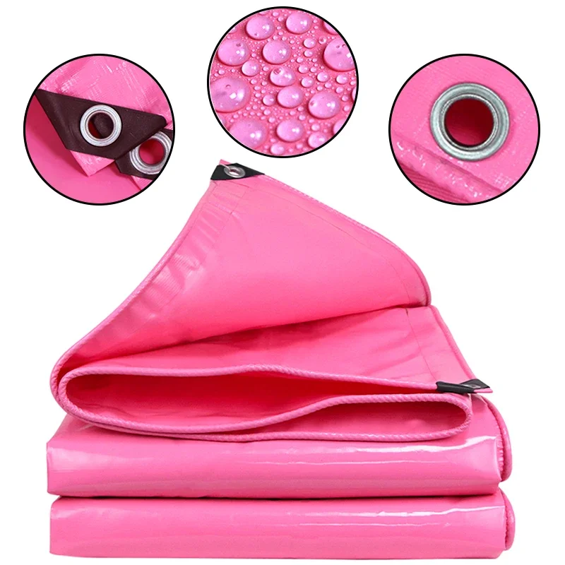 Thicken  0.45mm Waterproof PVC Canvas Outdoor Camping Tent Canopy Pergola Tarpaulin Sun Shelter Truck Heavy-Duty COATED BANNER
