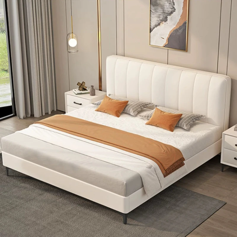 Modern Luxury Bed Bedroom Luxury Sleeping Queen Single Double Design Bed European Children Letto Matrimoniale Unique Furniture