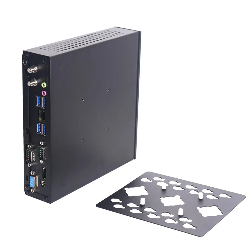 Mini PC da gioco portatile con doppio display DDR4 8G M.2 SSD 128 GB Smart Office Computer