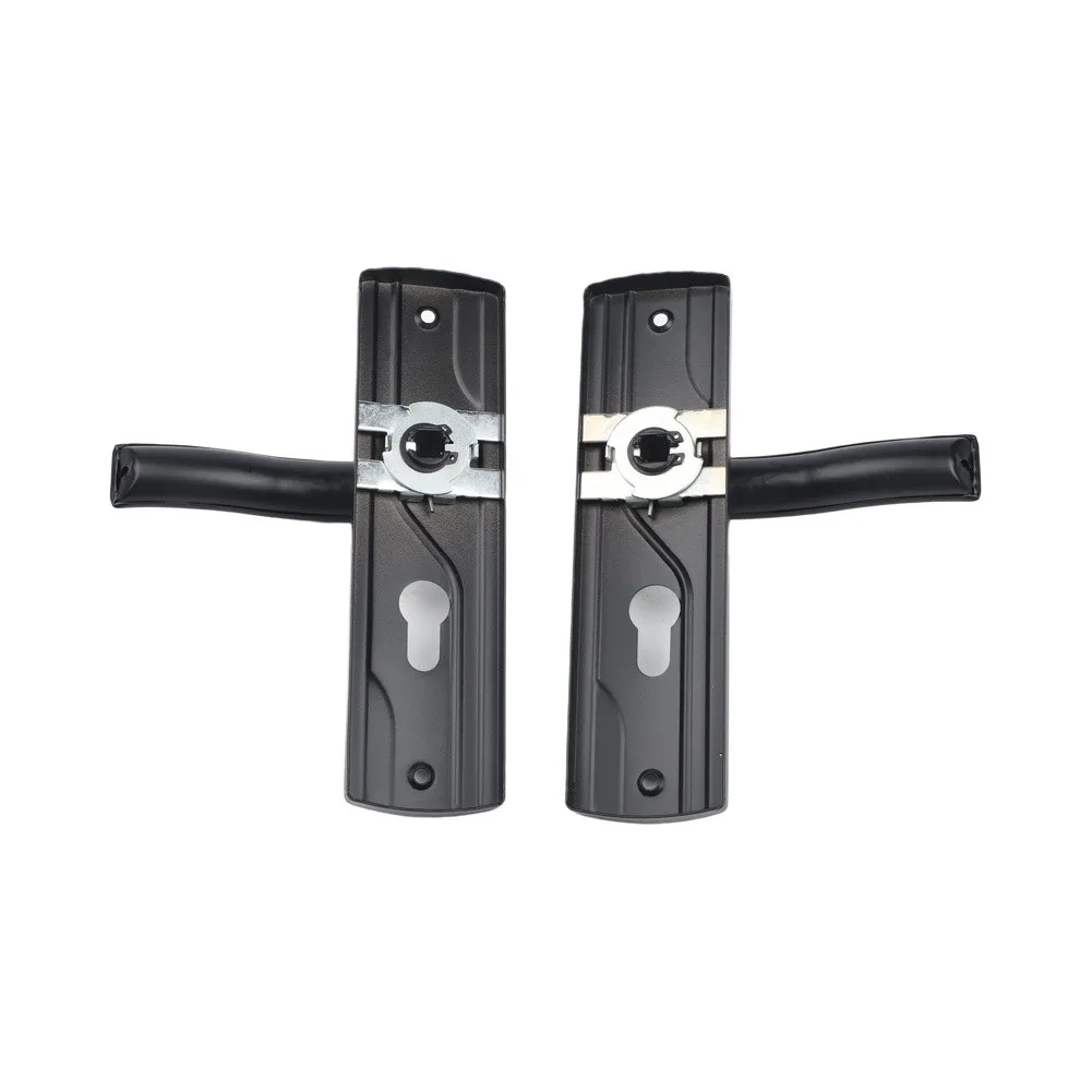 Door Handle Lock Assembly With Keys Utilizing Manganese Steel For Performance On Living Space Interior Doors