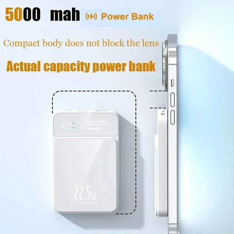 Power bank 20000mAh wireless magnetic power bank Magsafe ricarica super high speed adatta for Xiaomi Samsung Huawei iPhone