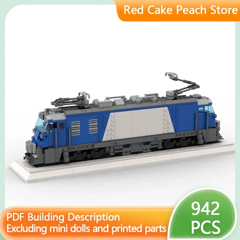 City Car Model MOC Building Bricks HX Railway Track Train Locomotive Modular Technology Gift Holiday Assemble Children Toys Suit