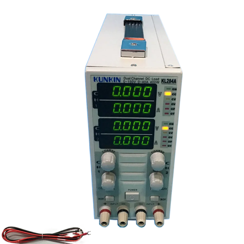 

KL284A Dual-channel Electronic Load Meter 400W/150V/40A Single-channel 200W Dual-channel 400W