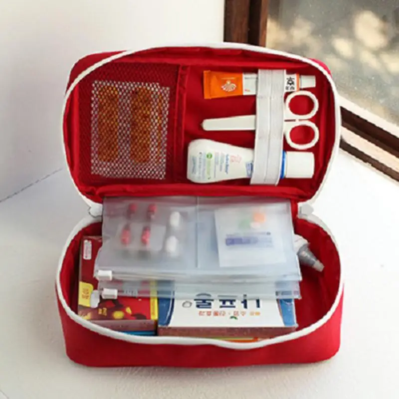 First Aid Kit Emergency Survival Bag Handbag Durable Trauma Bag Compact Tote Bag Portable Storage Bag