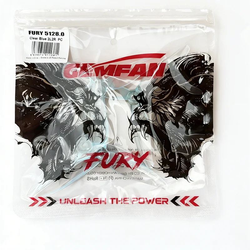 Gemfan 5128.0 FURY 3-Blade Prop (2 Pairs), 5