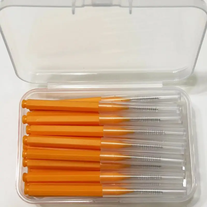 30/80/150/160Pcs I-type push pull interdental brush 0.6-1.5Mm Cleaning Between Teeth Oral Care Orthodontic I Shape Tooth Floss - Image 14