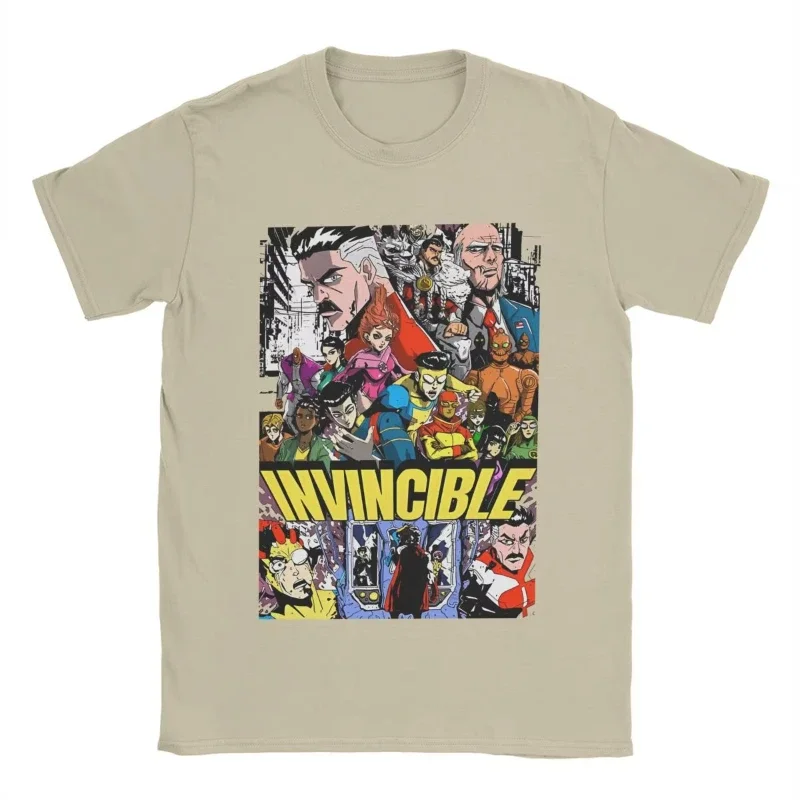 

Men and Women Invincible Manga Style Cartoon Anime Graphic T Shirt Apparel Novelty Cotton Print TShirt Tee Clothing All Seasons