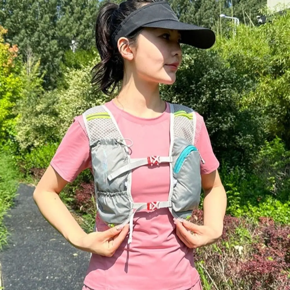 

Дышащий пакет для гидратации, водонепроницаемый жилет для гидратации с несколькими карманами, удобный регулируемый жилет для гидратации для бега