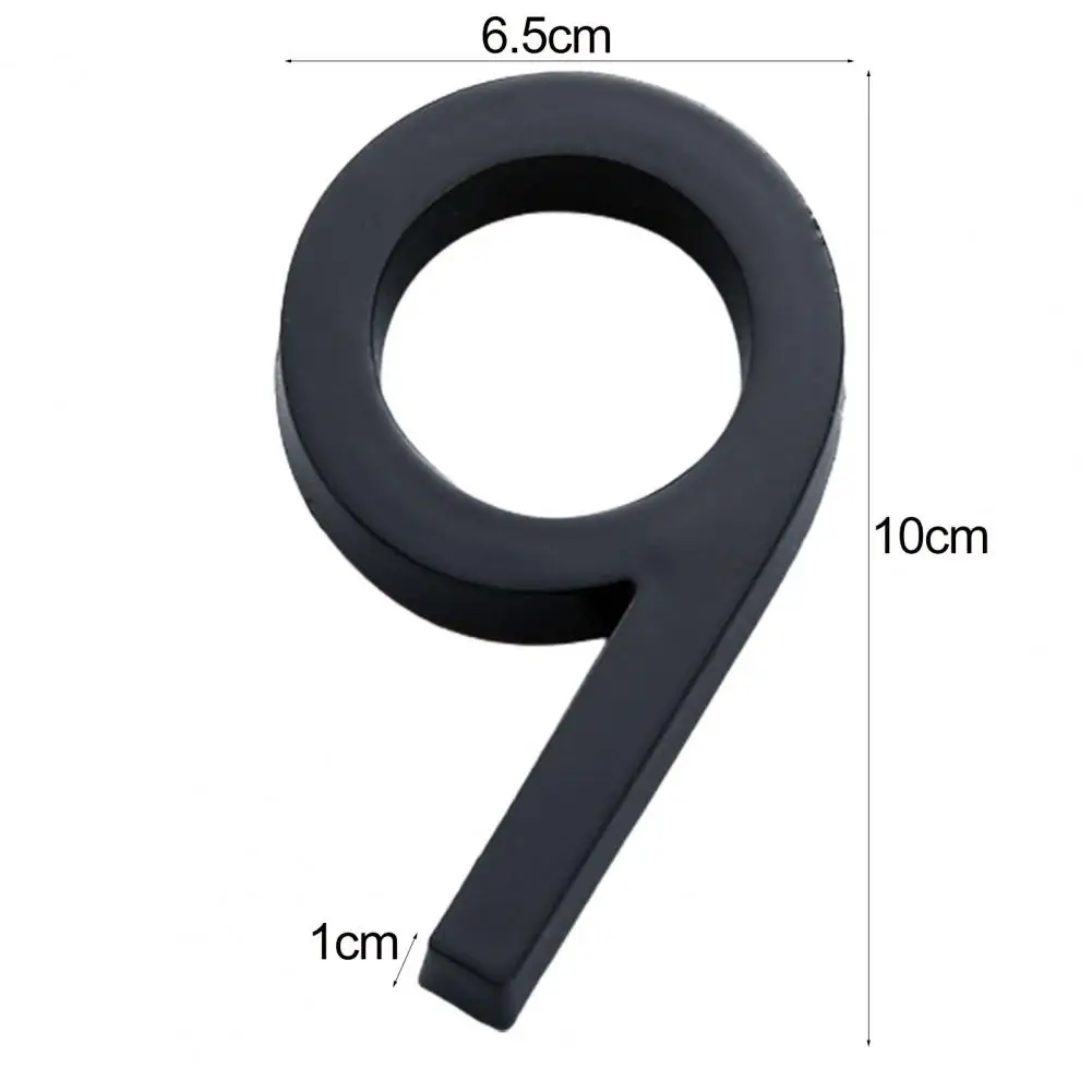 3d House Numbers Outdoor House Numbers Modern Heavy Duty House Numbers for Outside Home Front Door Rust-proof Simple for Mailbox