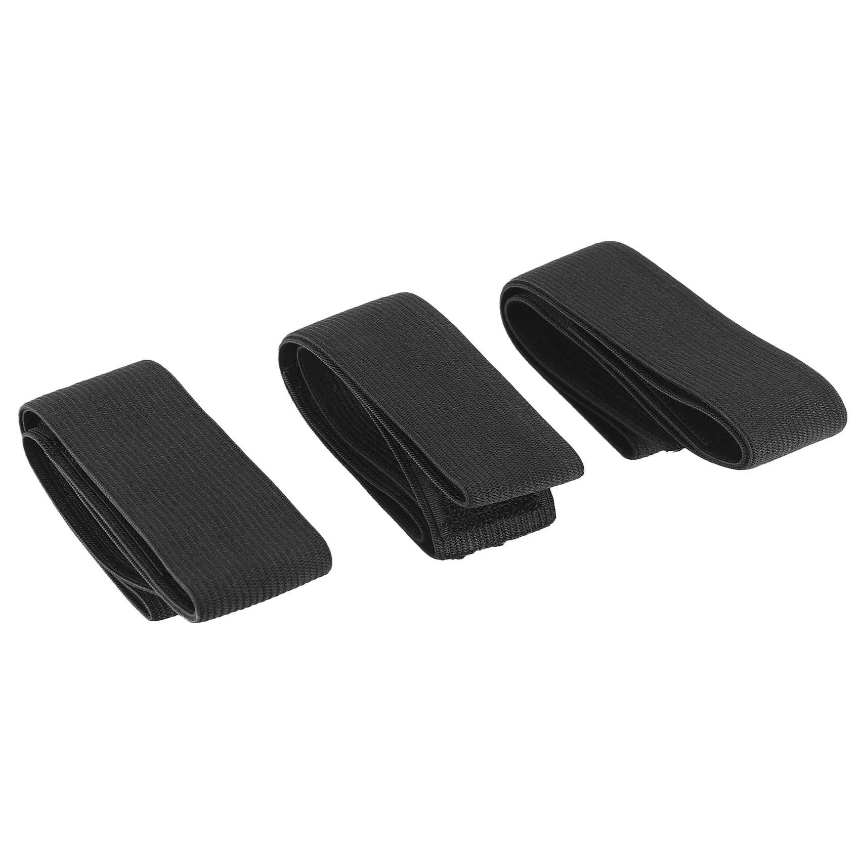 AD-3Pc/lote elástico bandana 60cm borda aperto banda 3.5cm largura náilon adesivo bandana para fechamento perucas frontais colocar para baixo