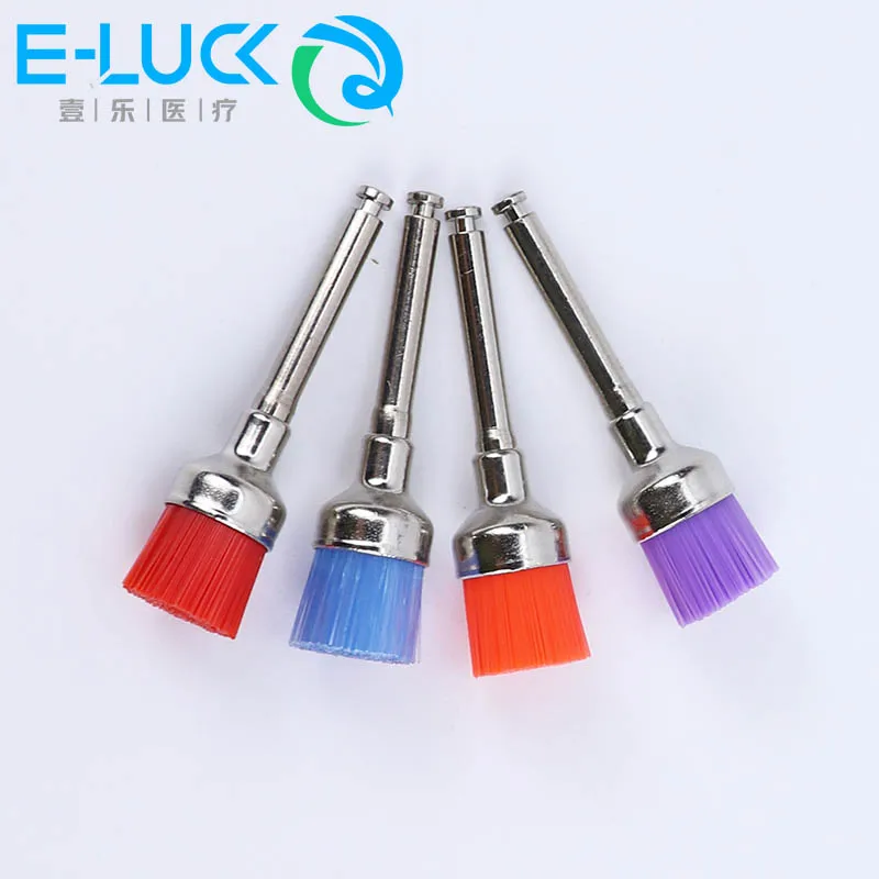 

100pcs/box Dental Polishing Brush Polisher Prophylaxis Brushes Bowl Shape For Contra-Angle Handpiece