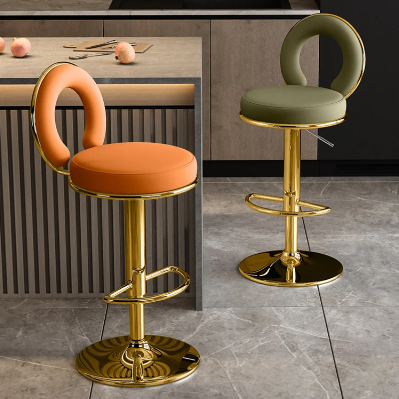 

Simple Minimalistic Lounge Bar Chairs Nordic Adjustable Luxury Kitchen Bar Stools Nordic Modern Sillas Para Barra Furniture