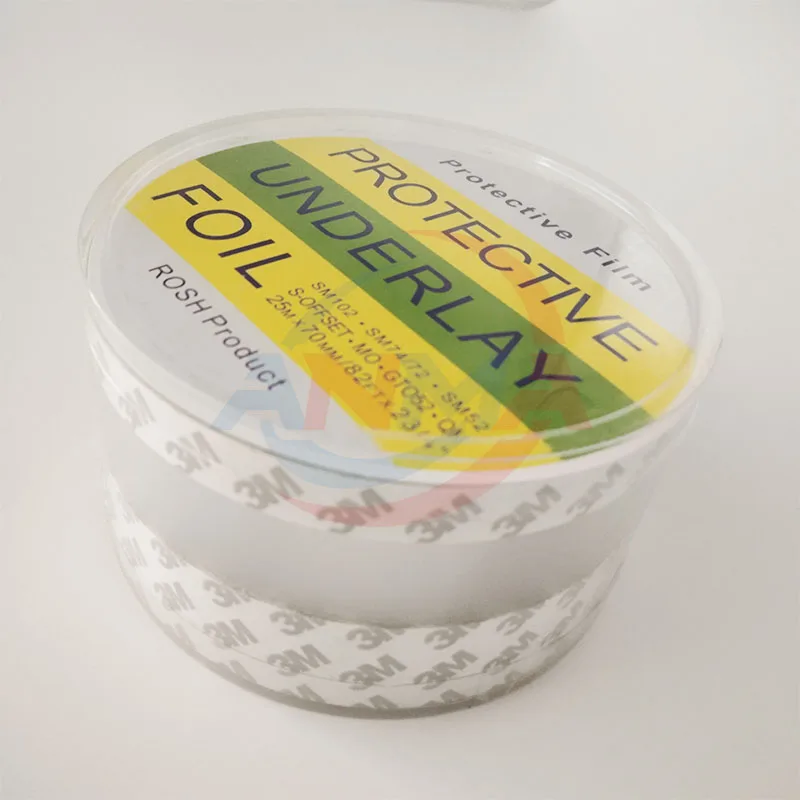 

SM10 SM74 SM72 SM52 MO GTO52 25mX70mm Печатная машина Фонтанный двигатель Защитная пленка 00.472.0006 00.472.0007