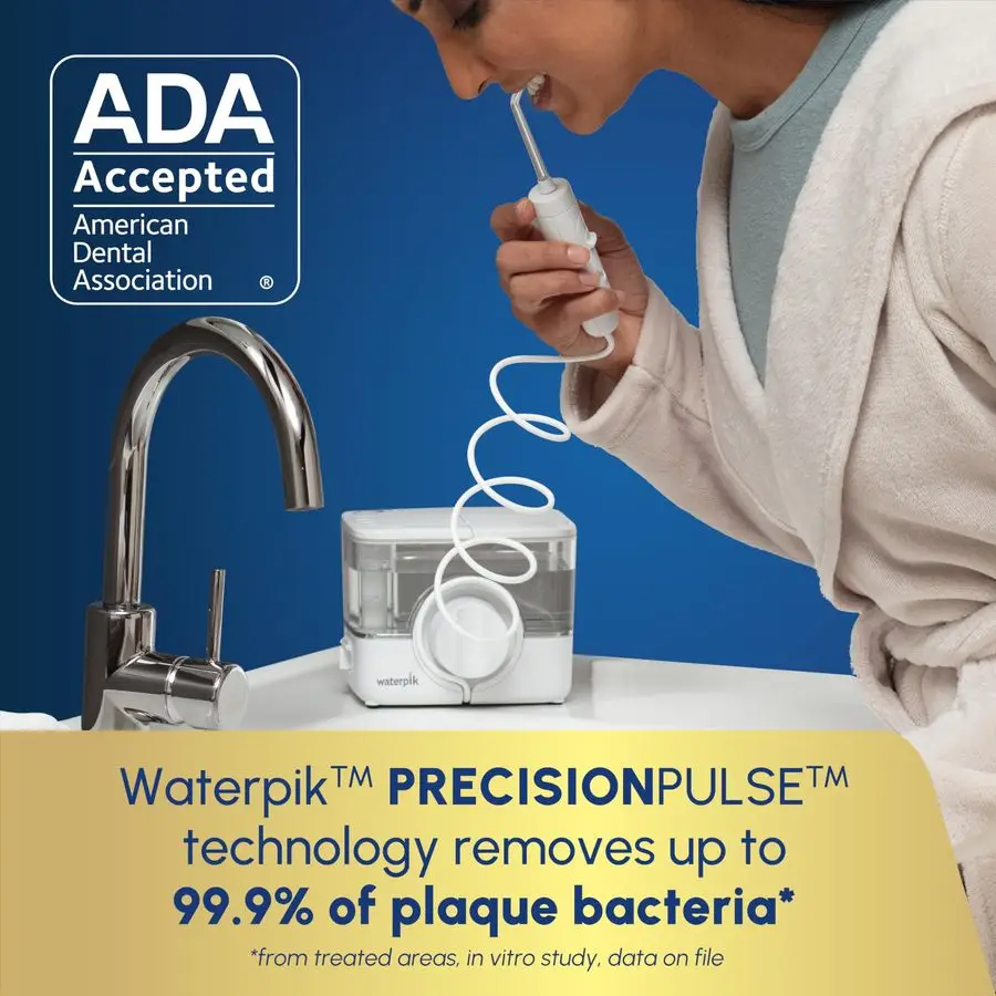 ION Professional Water Flosser, Rechargeable and Portable for Teeth, Gums, Braces, 10 Settings, 7 Flossing Tips For Multiple Use