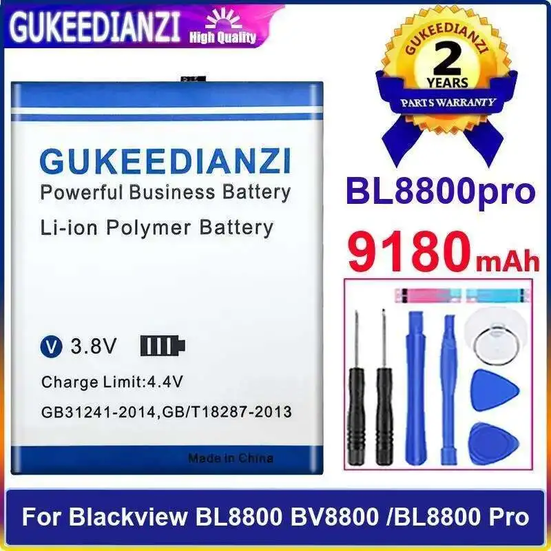 

For Blackview BL8800 BV8800 Pro Mobile Phone Battery High Capacity 9180Mah Bl8800pro