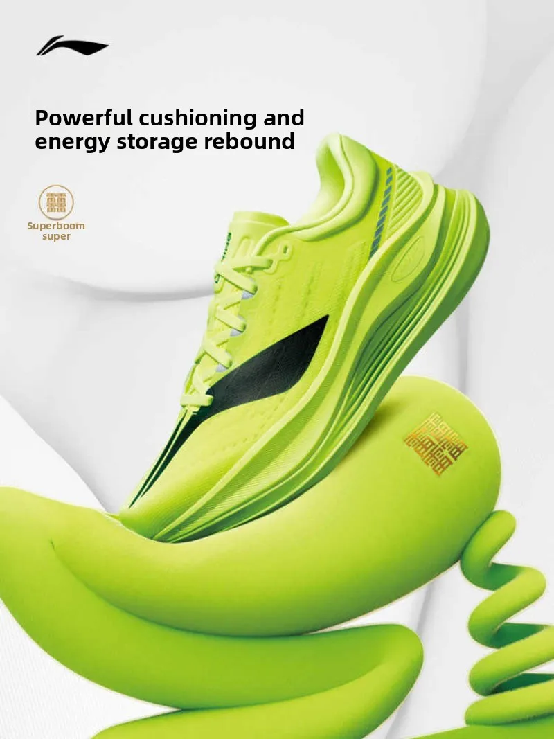 LI-NING Men's YUEYING 5 PRO Running Shoes Lightweight Breathable Cushioned Sneakers for Jogging Walking Training ARHW001 ARHV013