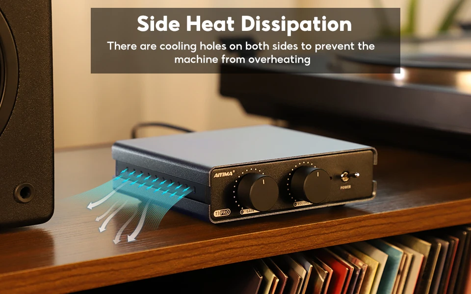 AIYIMA T3 PRO RIAA MM/MC Phono-Vorverstärker Vinyl-Plattenspieler Stereo-Vorverstärker Verstärker Plattenspieler mit Verstärkungsregelung – Detail 18