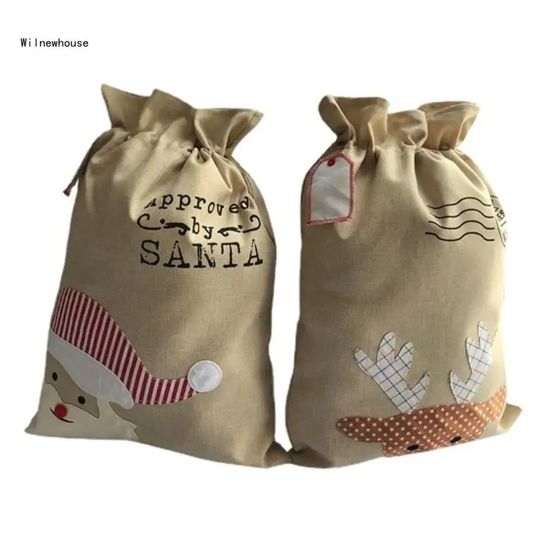 

Christmas Santa/Deer with Drawstring Stylish Holiday Gift Packaging Bag Dropship