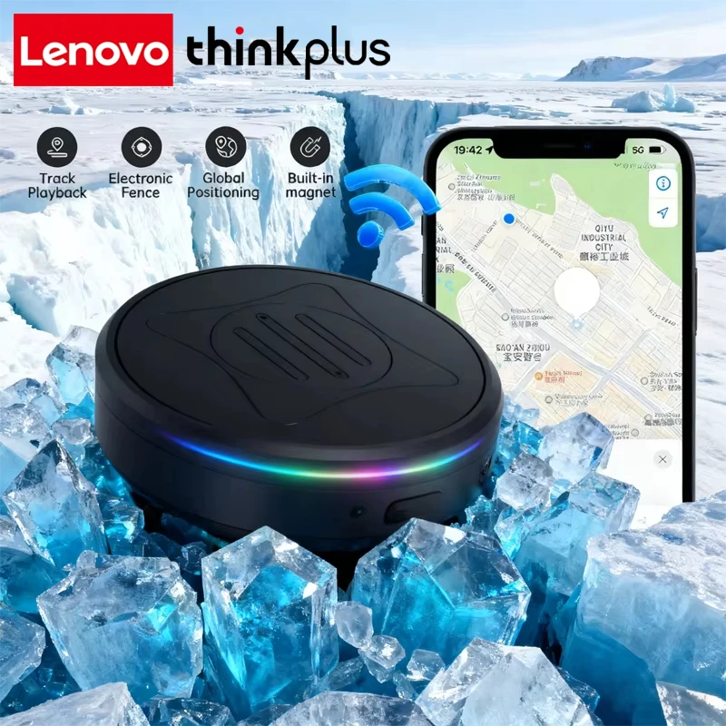 Lenovo ThinkPlus Mini GPS Tracker Strong Magnetic Car Anti-Lost Device Pet Kids Bag racking Smart Finder Locator Accessories