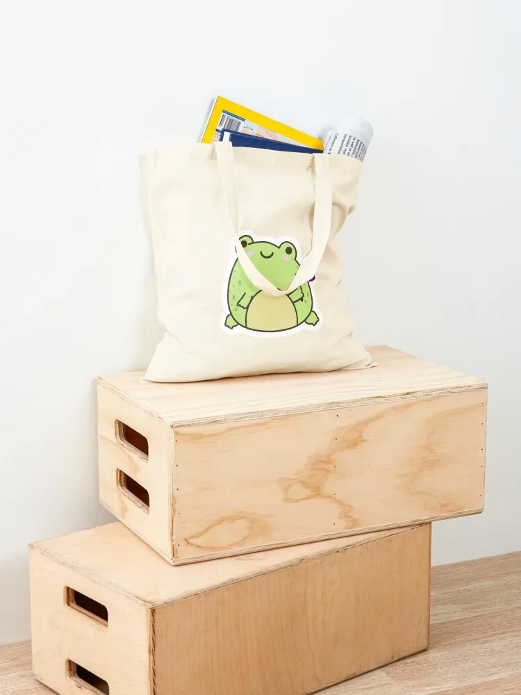 progress pride frog Tote Bag supermarket folding bag reusable shopping bag custom bags shopper bags