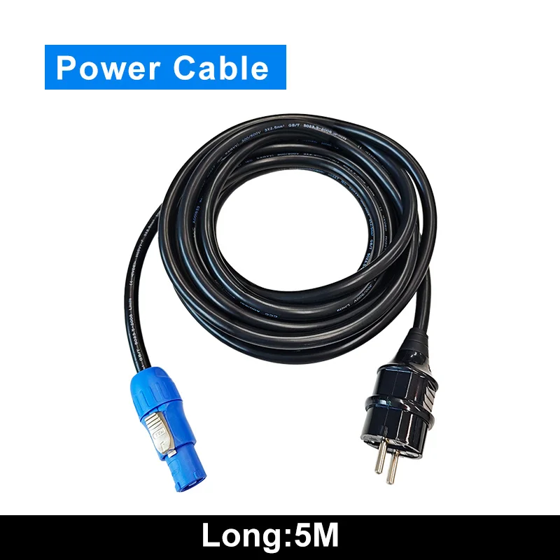 LED Display Main Power Cable 5m 10m Power Cord for LED Video Wall Panel Screen Cabinet