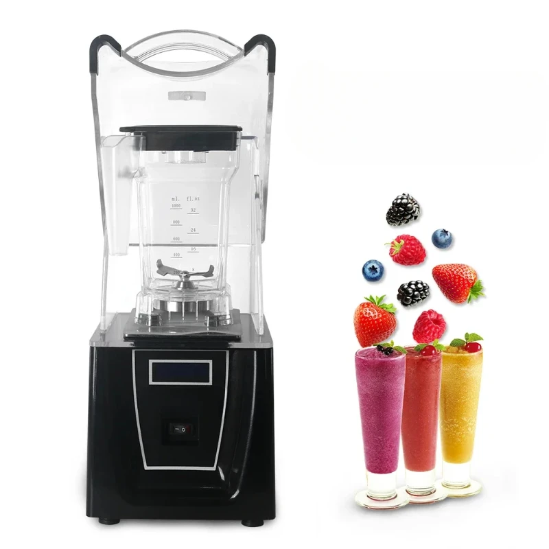 Commercial Blender Smoothie Maker 1500ml Food Mixers with 5 Functions Black/White Juicer 110V/220V/240V