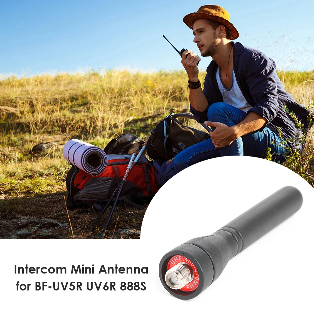 

Soft Antenna Small 400-470MHz SMA-F Female Household Computer Accessories for Baofeng UV-5R UV-6R BF-888S Radio