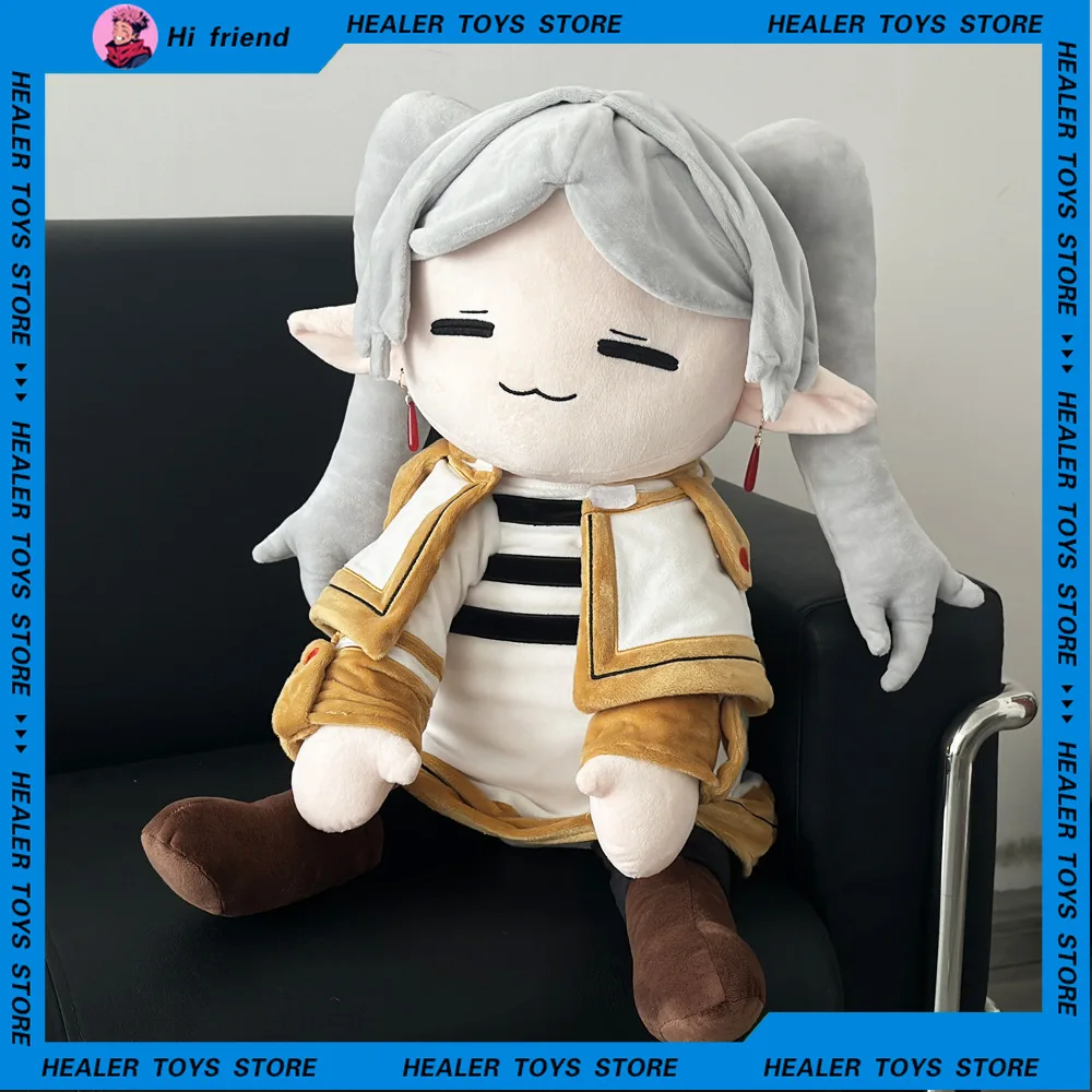 75cm Frieren At The Funeral Anime peluche Linda figura de dibujos animados periferia algodón suave relleno muñecos de peluche regalos de navidad juguetes para niños