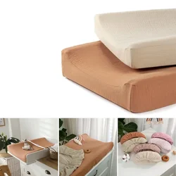 Juste de changement de couche réutilisable pour bébé, housse de coussin Proxy, doux et respirant, coussins de couches, étui à manches, feuilles, 2 pièces