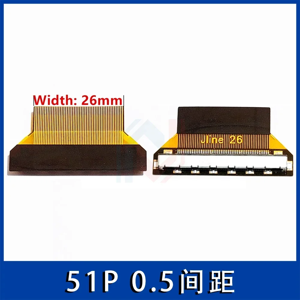 1Pcs/lot LVDS screen line EDP adapter board FIX 30P to FPC 30P/51P 1.0mm/0.5MM flexible cable interface adapter