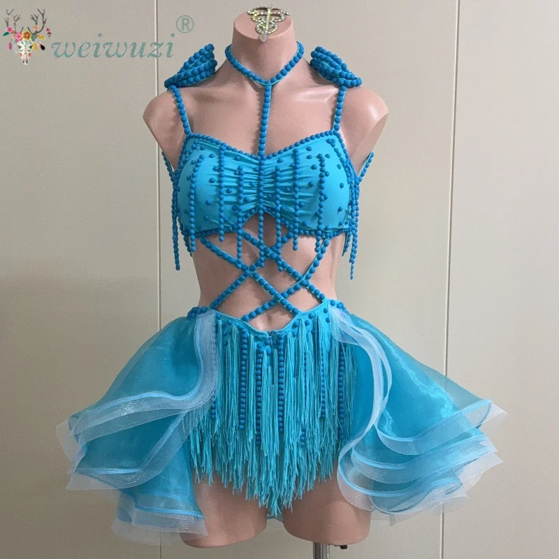 Profession Latin Dance Competition Costume Dress Adults Customized Advanced Sexy ChaCha Samba RumbaStage Performance Clothing