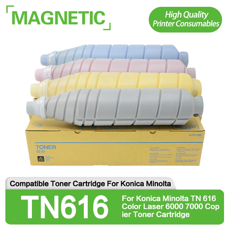 800g / Color For  TN616 tn 616 Compatible For Konica Minolta TN 616 Color Laser 6000 7000 Copier Toner Cartridge