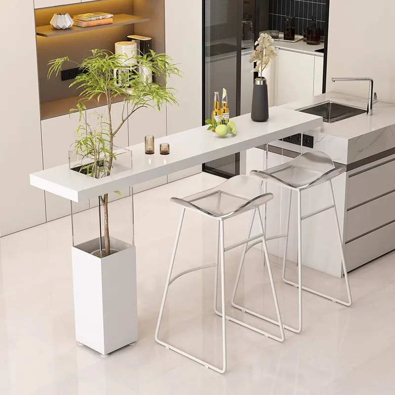متجر المشروبات الحديثة طاولات بار فيلا فناء طاولات بار فاخرة غرفة المعيشة البساطة الأثاث المتقدم Esstische Lsbt